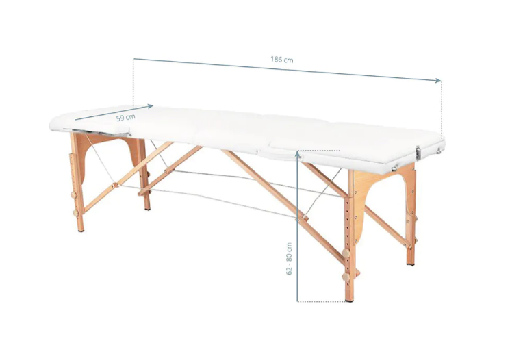 Massagetafel 3-delig in diverse kleuren