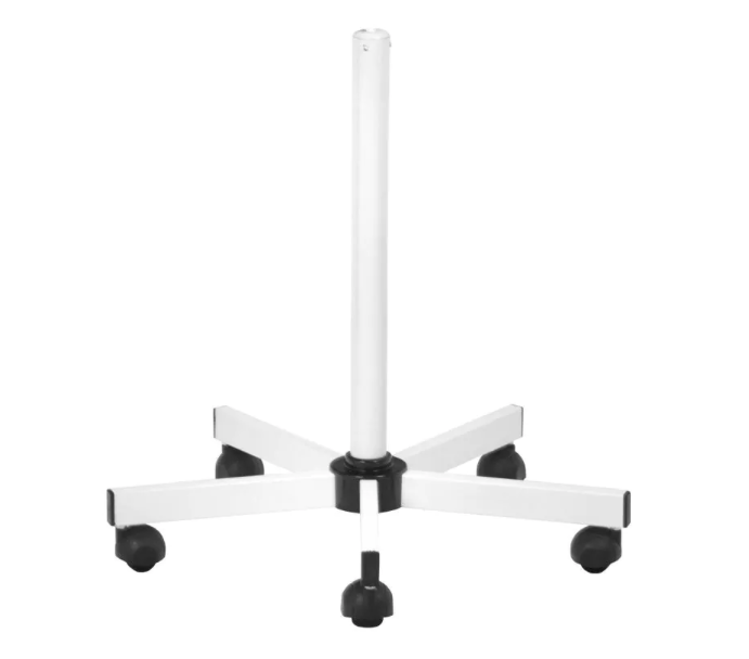Loeplamp op rolstatief met led-verlichting met vergrootglas 5 dioptrie