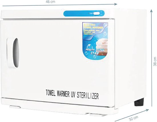 Handdoekverwarmer met UV-C sterilisatie 23L wit